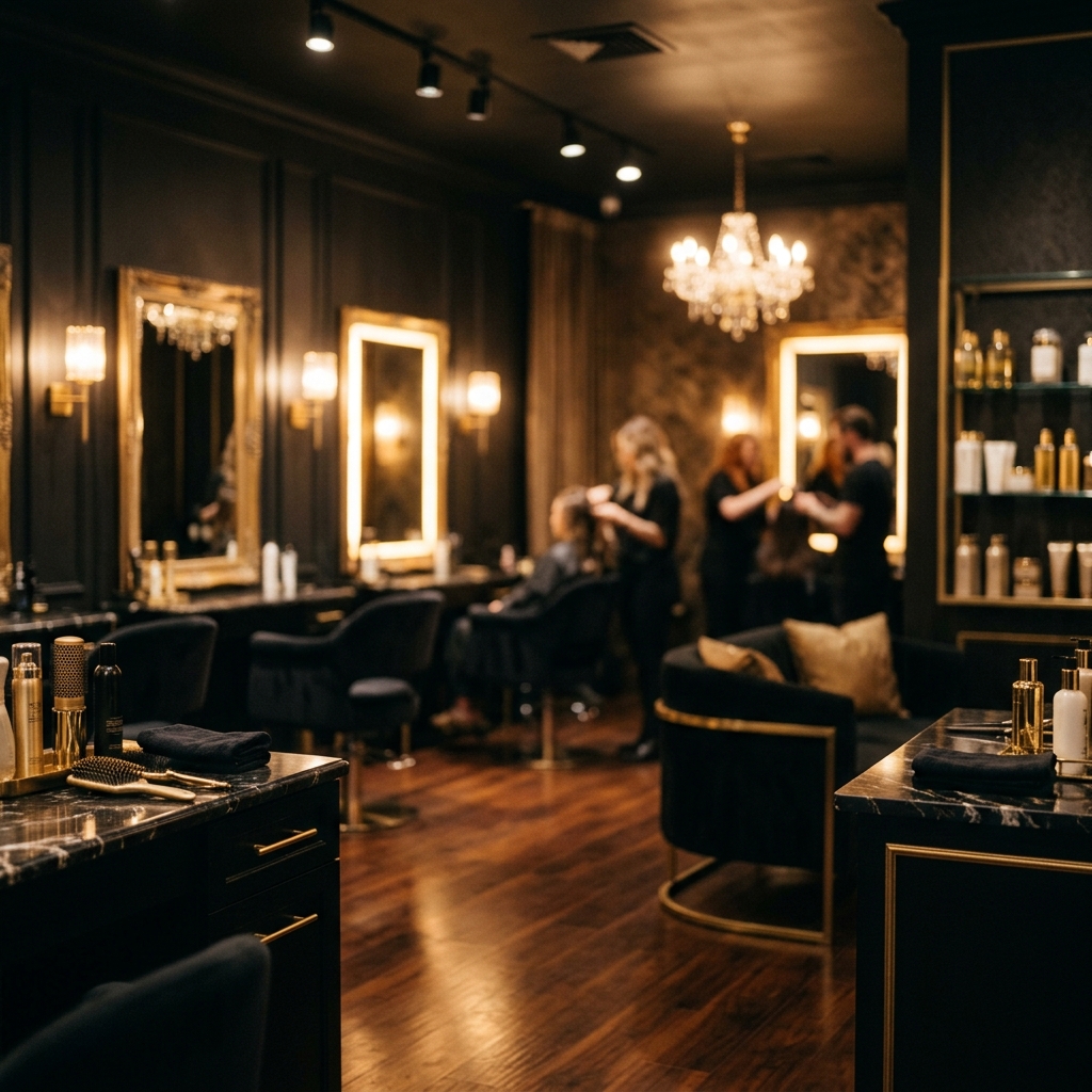 Luxury Hair Salon Background